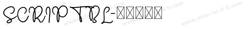 SCRIPTBL字体转换