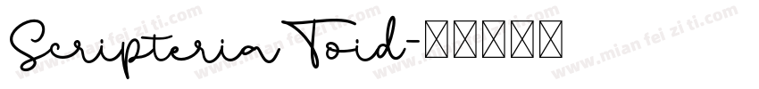 ScripteriaToid字体转换