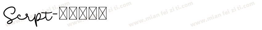 Scrpt字体转换