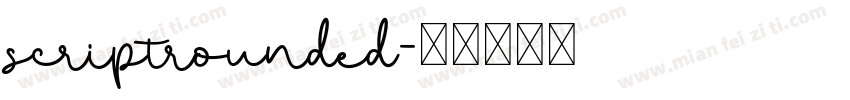 scriptrounded字体转换