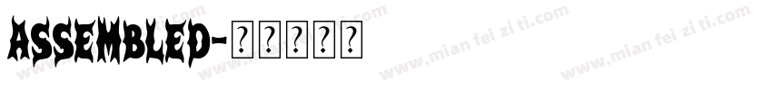 Assembled字体转换
