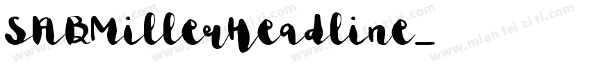 SABMillerHeadline字体转换