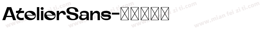 AtelierSans字体转换