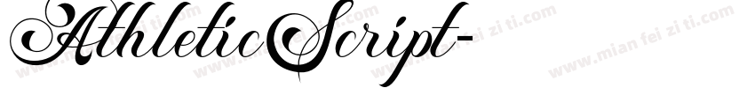 AthleticScript字体转换
