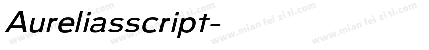 Aureliasscript字体转换