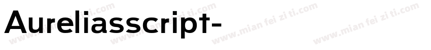 Aureliasscript字体转换