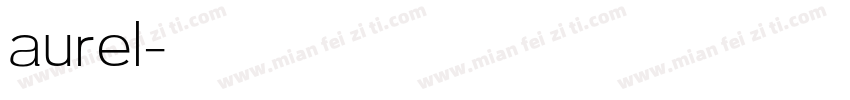 aurel字体转换