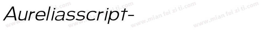 Aureliasscript字体转换