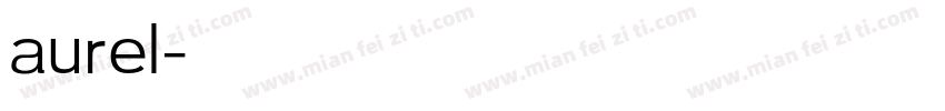 aurel字体转换