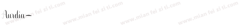 Aurelia字体转换