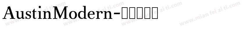 AustinModern字体转换