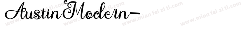 AustinModern字体转换