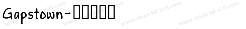 Gapstown字体转换