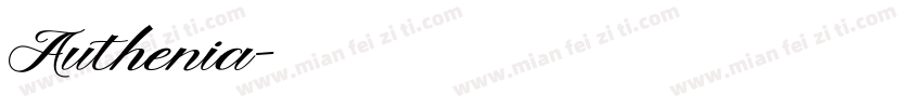 Authenia字体转换