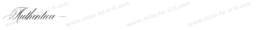 Authentica字体转换