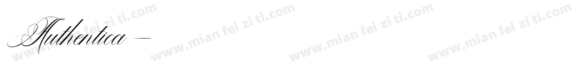 Authentica字体转换