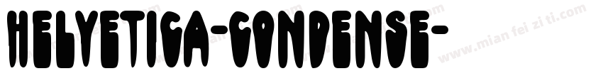 Helvetica-Condense字体转换