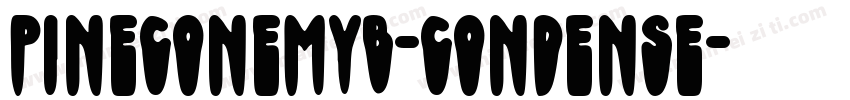 pineconeMVB-Condense字体转换