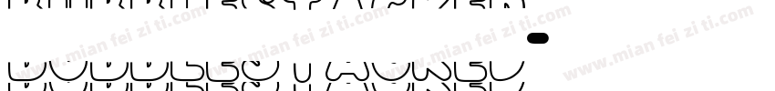 BubbleStacked字体转换