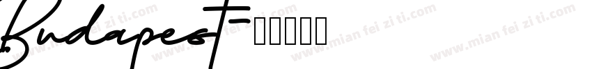 Budapest字体转换
