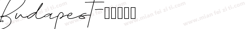 Budapest字体转换