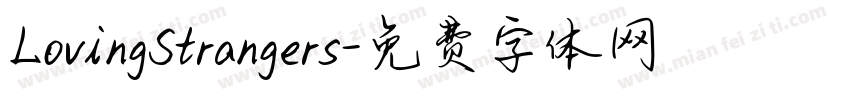 LovingStrangers字体转换