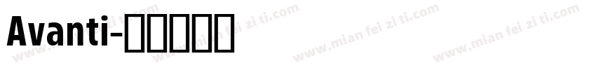 Avanti字体转换