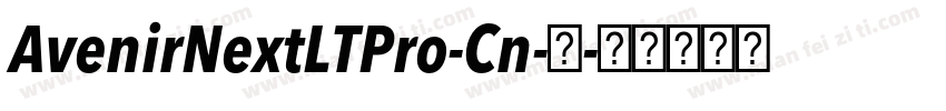 AvenirNextLTPro-Cn-普字体转换