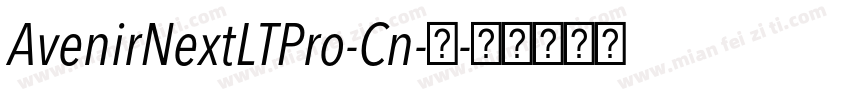 AvenirNextLTPro-Cn-普字体转换