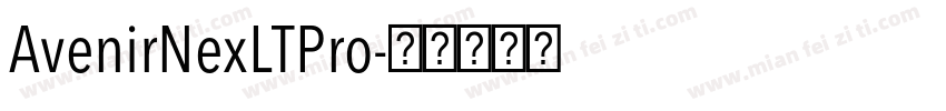 AvenirNexLTPro字体转换