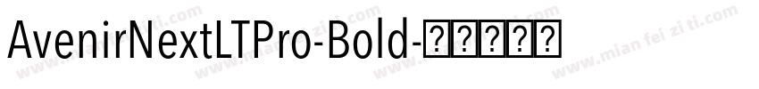 AvenirNextLTPro-Bold字体转换