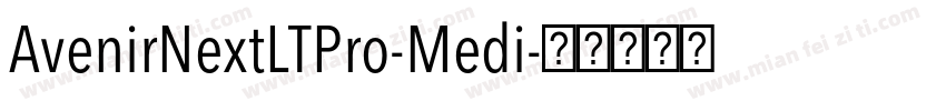 AvenirNextLTPro-Medi字体转换