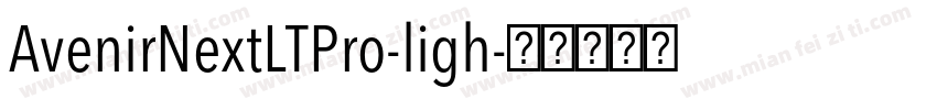 AvenirNextLTPro-ligh字体转换