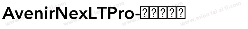 AvenirNexLTPro字体转换