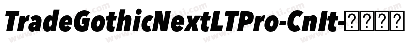 TradeGothicNextLTPro-CnIt字体转换