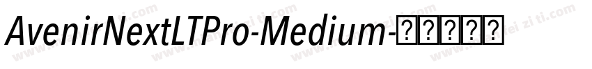 AvenirNextLTPro-Medium字体转换