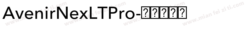 AvenirNexLTPro字体转换
