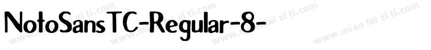 NotoSansTC-Regular-8字体转换