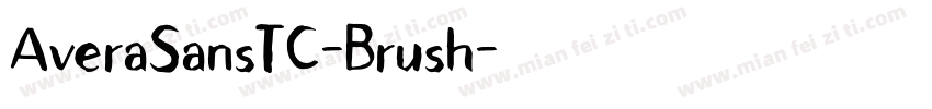 AveraSansTC-Brush字体转换