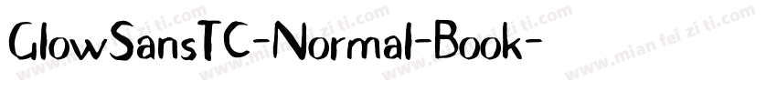 GlowSansTC-Normal-Book字体转换