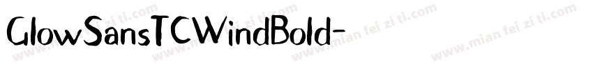GlowSansTCWindBold字体转换
