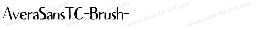 AveraSansTC-Brush字体转换