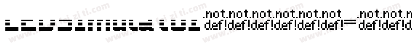 LEDSimulator字体在线预览字体转换