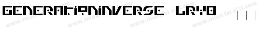 GenerationInverse-lry0字体转换