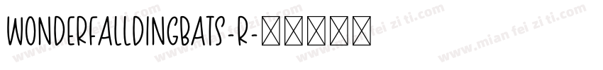 wonderfalldingbats-r字体转换