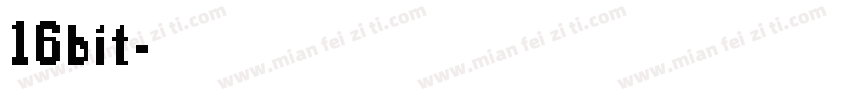 16bit字体转换