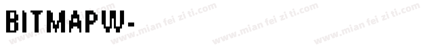 BITMAPW字体转换