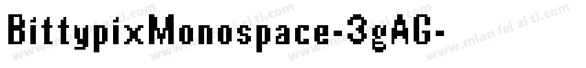 BittypixMonospace-3gAG字体转换