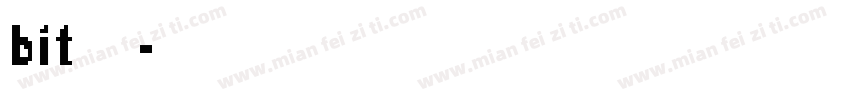 bit字库字体转换