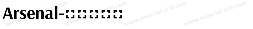 Arsenal字体转换